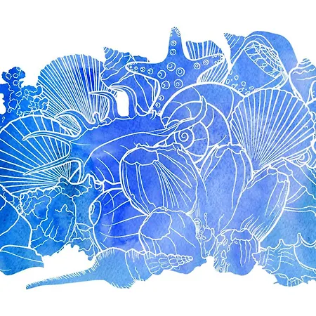 Apartment Blue & White Velvet 20m From The *